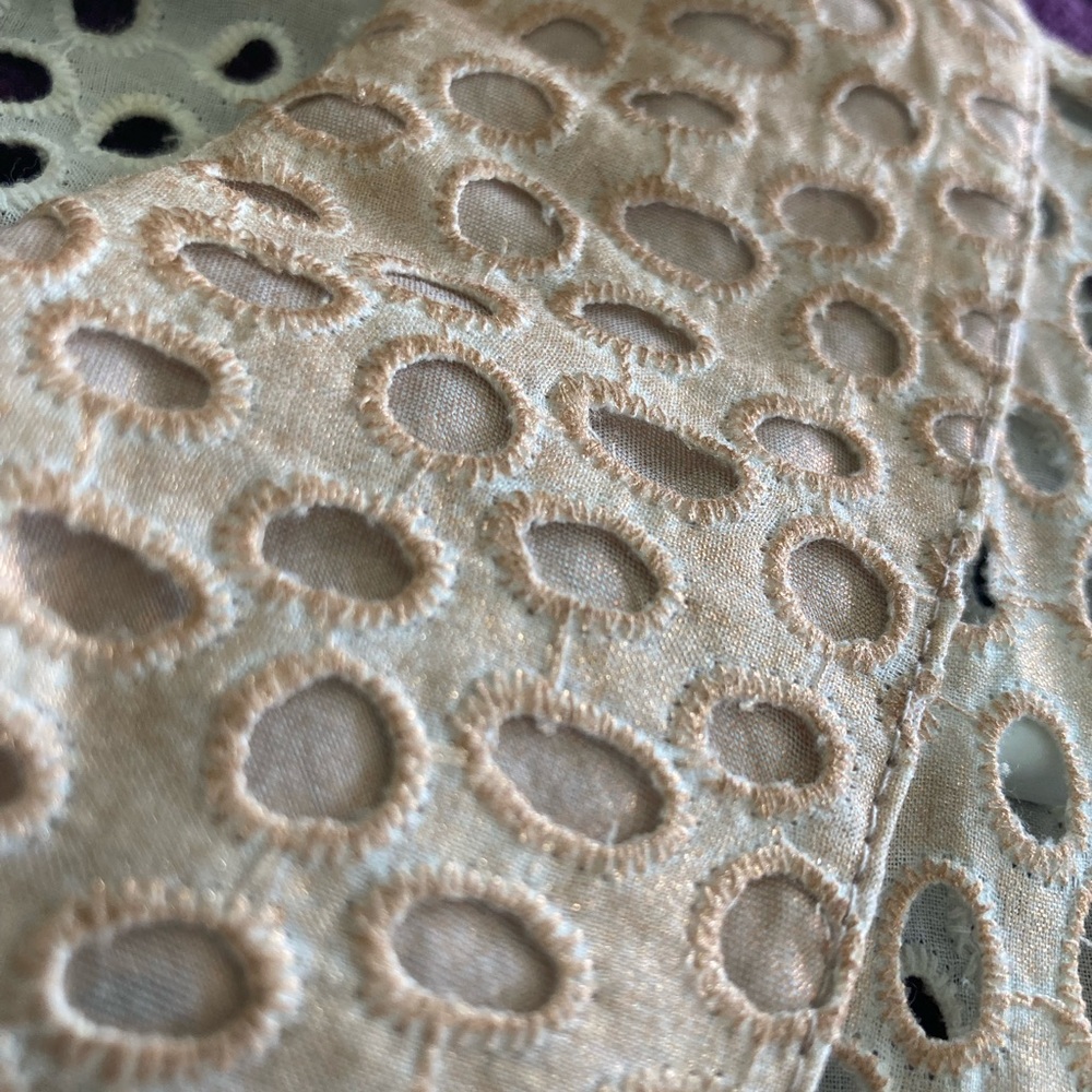 Rose gold punch hole jacket